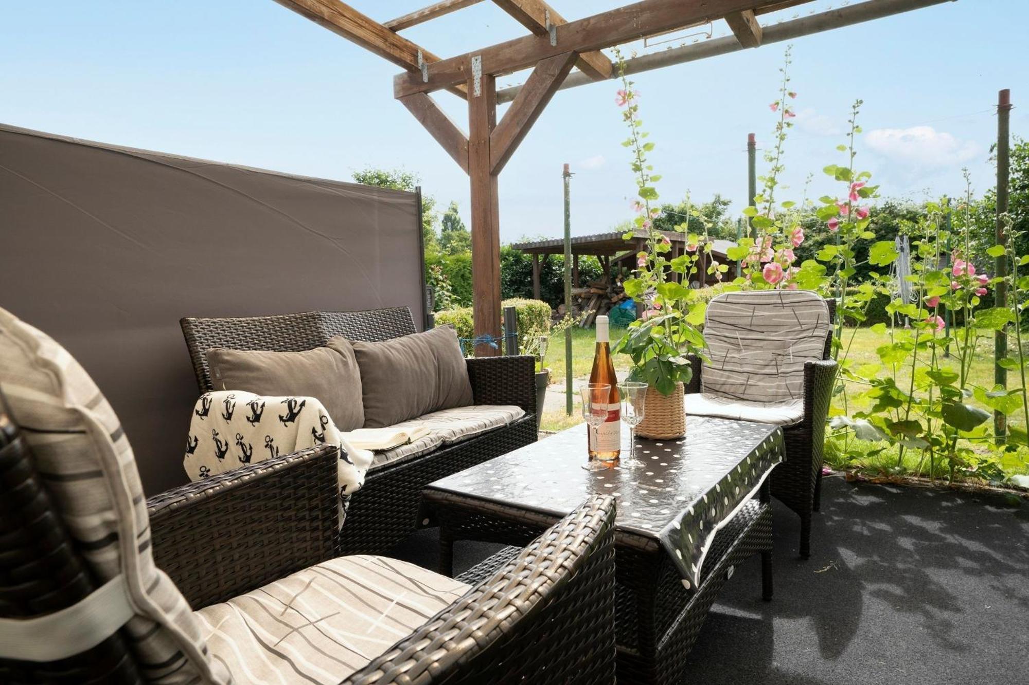Apartamento Haus Waldfrieden Ferienhaeuschen Waldfrieden Haffkrug Exterior foto